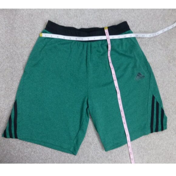 ADIDAS Green Polyester Aeroready Shorts - Picture 8 of 10